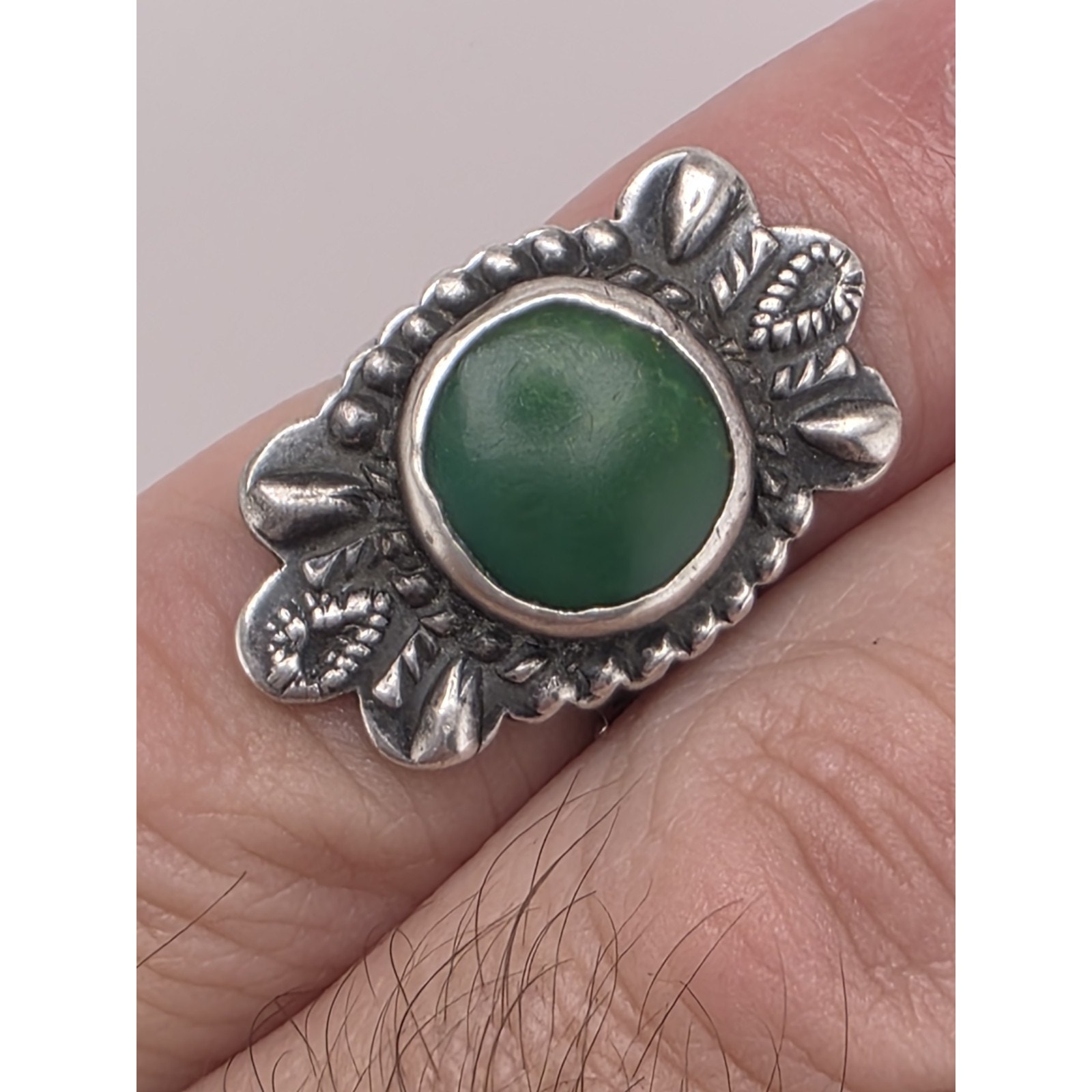 Vintage Native American Sterling Silver 925 Ring Size 6